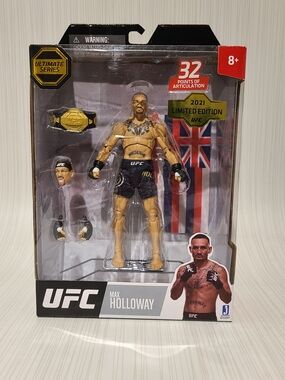 UFC Max Holloway Action Figure New From Factory Cased Box